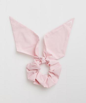 Gymshark Bow Scrunchie Accessories Šeširi Roze | HR 2064FDN